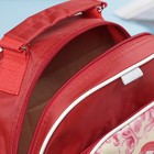 Рюкзак детский, отдел на молнии, 3 наружных кармана, цвет красный - Фото 3