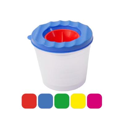 Стакан - непроливайка для рисования Calligrata, 210 мл, с заглушкой, МИКС