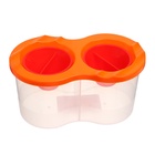 Стакан-непроливайка двойной с заглушкой 300 мл, Calligrata, микс - Фото 5