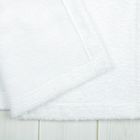 Халат мужской, шалька, размер 48, цвет белый, махра - Фото 6