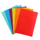 Бумага цветная самоклеящаяся А5, 6 листов, 6 цветов "Сова", блок 190 г/м2 - Фото 2