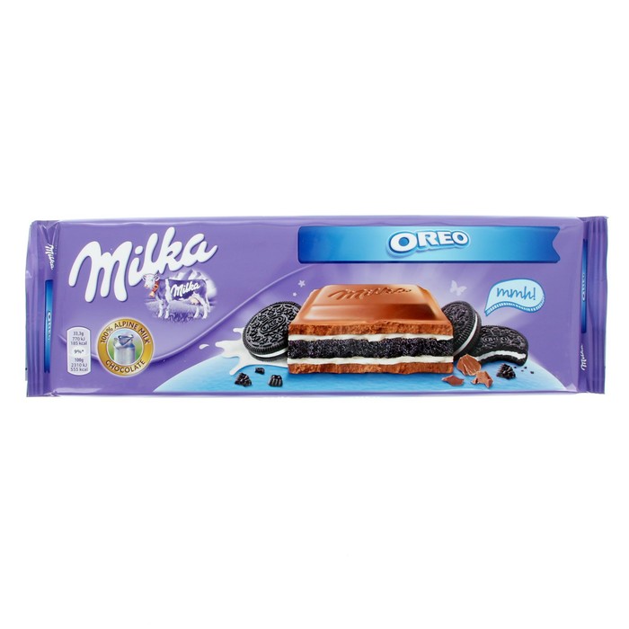 Шоколад Milka Oreo, 300 г - Фото 1