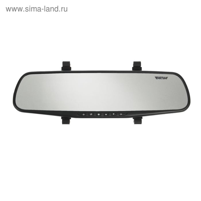 Видеорегистратор зеркало Artway AV-610, 2,4" TFT, обзор 90°, 1280х720 HD - Фото 1
