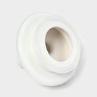 Банка для сыпучих продуктов с керамической крышкой «Сердечко», 300 мл, цвет белый - фото 25468655