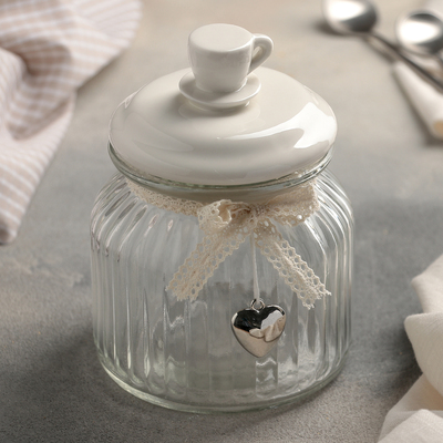 Банка для сыпучих продуктов 700 мл "Кружечка"
