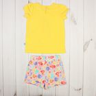 Комплект для  девочки (футболка, шорты), рост 80 см, цвет жёлтый CSB 9628 (144)_М - Фото 8