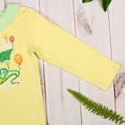 Пижама детская, рост 68 см, цвет салатовый/жёлтый П699_М - Фото 4