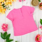 Блузка для девочки, рост 80 см, цвет розовый Л615_М - Фото 2