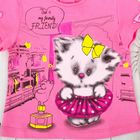 Блузка для девочки, рост 80 см, цвет розовый Л615_М - Фото 5