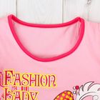Комплект для девочки (блузка, шорты), рост 110 см, цвет коралловый/розовый Л621 - Фото 3