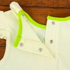 Комплект для девочки (блузка, шорты), рост 80 см, цвет лайм/экрю Л634_М - Фото 9