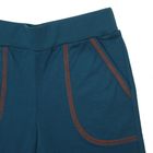 Комплект для мальчиков (джемпер, шорты), рост 98 см, цвет бирюзовый/оранжевый Н641 - Фото 7
