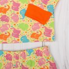 Пижама для девочки, рост 68 см, цвет жёлто-оранжевый - Фото 5