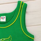 Майка для мальчика, рост 122-128 см, цвет зелёный - Фото 4