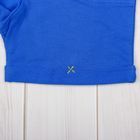 Комплект для мальчика: футболка, шорты, рост 74 см, цвет сине-голубой - Фото 11
