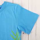Комплект: футболка, шорты для мальчика, рост 92 см, цвет сине-голубой - Фото 4