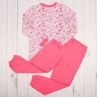 Пижама для девочки, рост 92 см, цвет бело-розовый - Фото 2