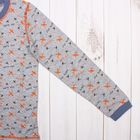 Пижама для мальчика, рост 134 см, цвет серый меланж - Фото 4