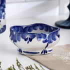 Розетка гжель «Квадратная», бело-синий - Фото 2