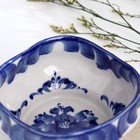 Розетка гжель «Квадратная», бело-синий - Фото 5