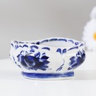 Розетка гжель «Квадратная», бело-синий - Фото 6