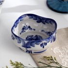 Розетка гжель «Квадратная», бело-синий - Фото 8