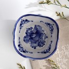 Розетка гжель «Квадратная», бело-синий - Фото 10