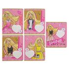 Тетрадь 12 листов линейка Barbie, обложка мелованный картон, полный УФ-лак, МИКС - Фото 1