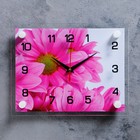 Часы-картина настенные, серия: Цветы, "Цветок", плавный ход, 20 х 26 см - фото 4098803