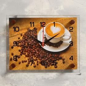 Часы настенные, серия: Кухня, "Кофе", 20х26  см, микс