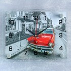 Часы-картина настенные, серия: Транспорт, "Ретро автомобиль", плавный ход, 20 х 26 см - фото 2852060