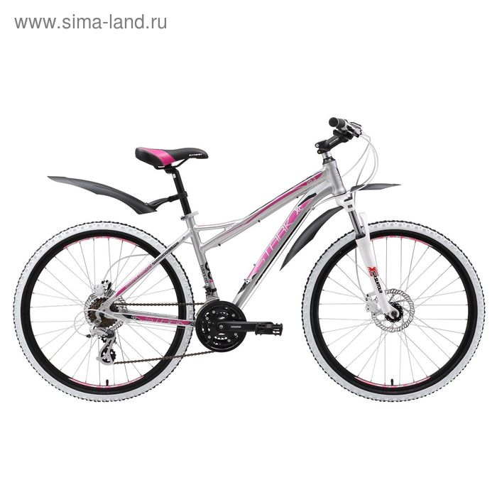 Велосипед 26" Stark Ultra 26.3 HD, 2017, цвет серебристо-розовый, размер 16" - Фото 1
