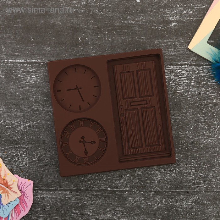 Молд для творчества "Время", 8 х 8 см - Фото 1