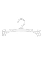 Вешалка для белья 22×11.5 см (фасовка 10 шт.), прозрачная - Фото 2