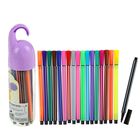 Фломастеры, 18 цветов, в тубусе, вентилируемый колпачок, «Слон» - Фото 1