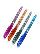 Стираемая ручка, шариковая, синий стержень, узел 0.5 мм, МИКС - Фото 4