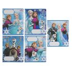 Тетрадь 24 листа линейка Frozen, обложка мелованный картон, полный УФ-лак, МИКС - Фото 1