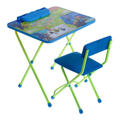 Комплект детской мебели «Зверополис» : стол, пенал, стул мягкий
