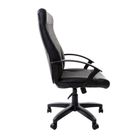 Кресло офисное BRABIX Trust EX-535, экокожа чёрная, ткань серая - Фото 2