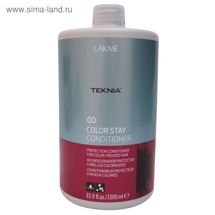 Кондиционер для защиты цвета окрашенных волос Lakme Teknia Color Stay, 1 л - Фото 1