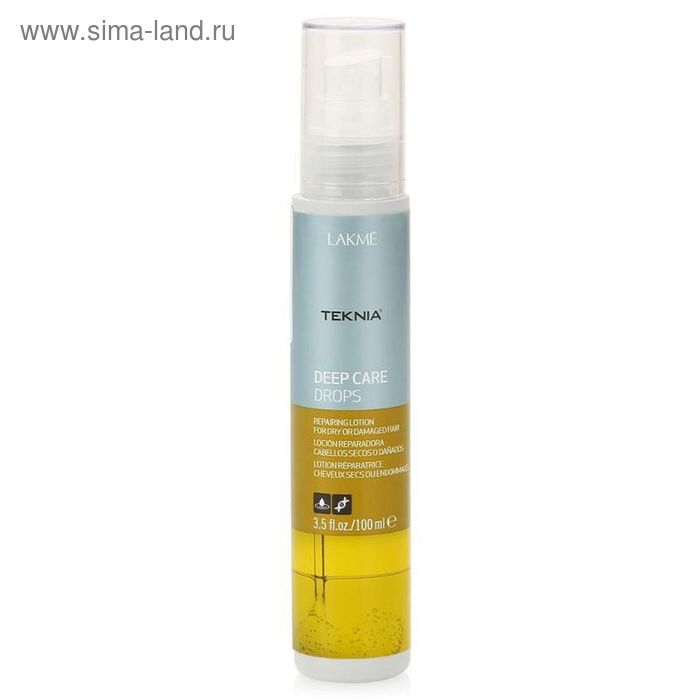 Восстанавливающий лосьон Lakme Teknia Deep Care drops, 100 мл - Фото 1