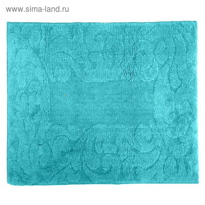 Коврик 50x55 см, цвет светло-синий - Фото 1
