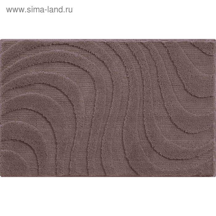 Коврик 60x100 см, цвет какао - Фото 1