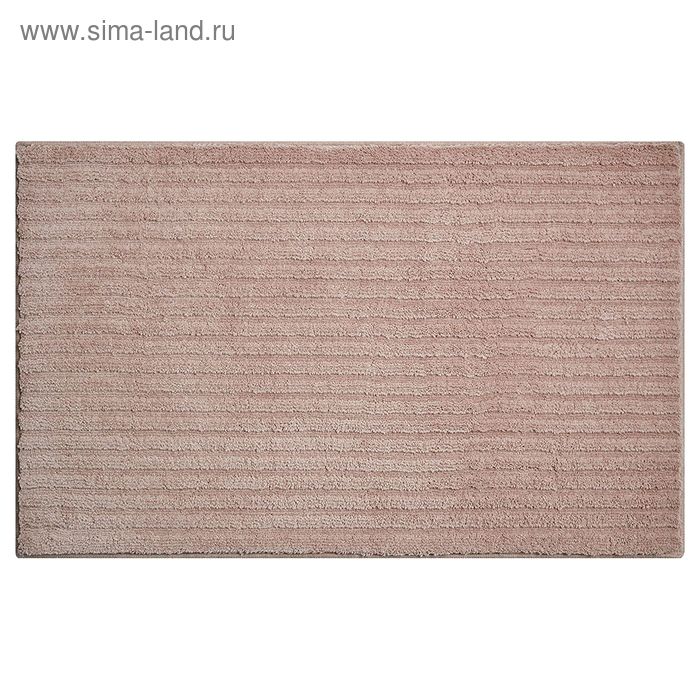 Коврик 70x120 см, цвет шоко-кремовый - Фото 1