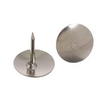 Кнопки канцелярские, никелированные, 10 мм, 50 шт., STAFF, эконом, в картонной коробке - Фото 5
