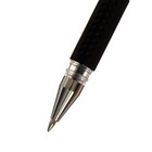 Ручка гелевая 0.5 мм STAFF, резиновый держатель, стержень чёрный - Фото 4