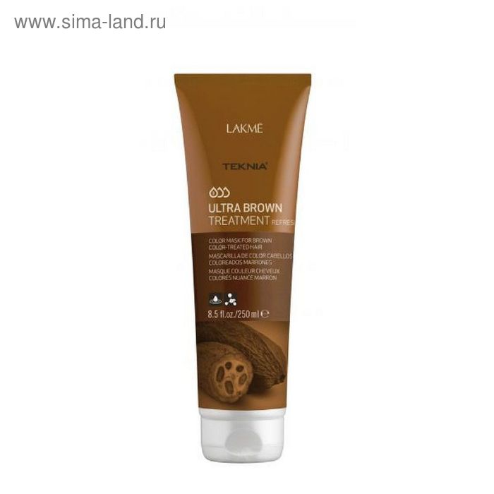 Средство, освежающее цвет коричневых оттенков волос Lakme Teknia Ultra Brown Treatment Refresh, 250 мл - Фото 1