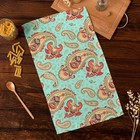 Полотенце "Доляна" Индийский огурец 35х60 см, вафельное полотно 162г/м2 - Фото 1