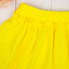 Юбка для девочки, рост 104 см, цвет жёлтый - Фото 2
