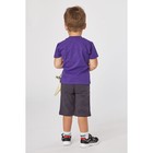 Футболка для мальчика, рост 104 см, цвет фиолетовый - Фото 5